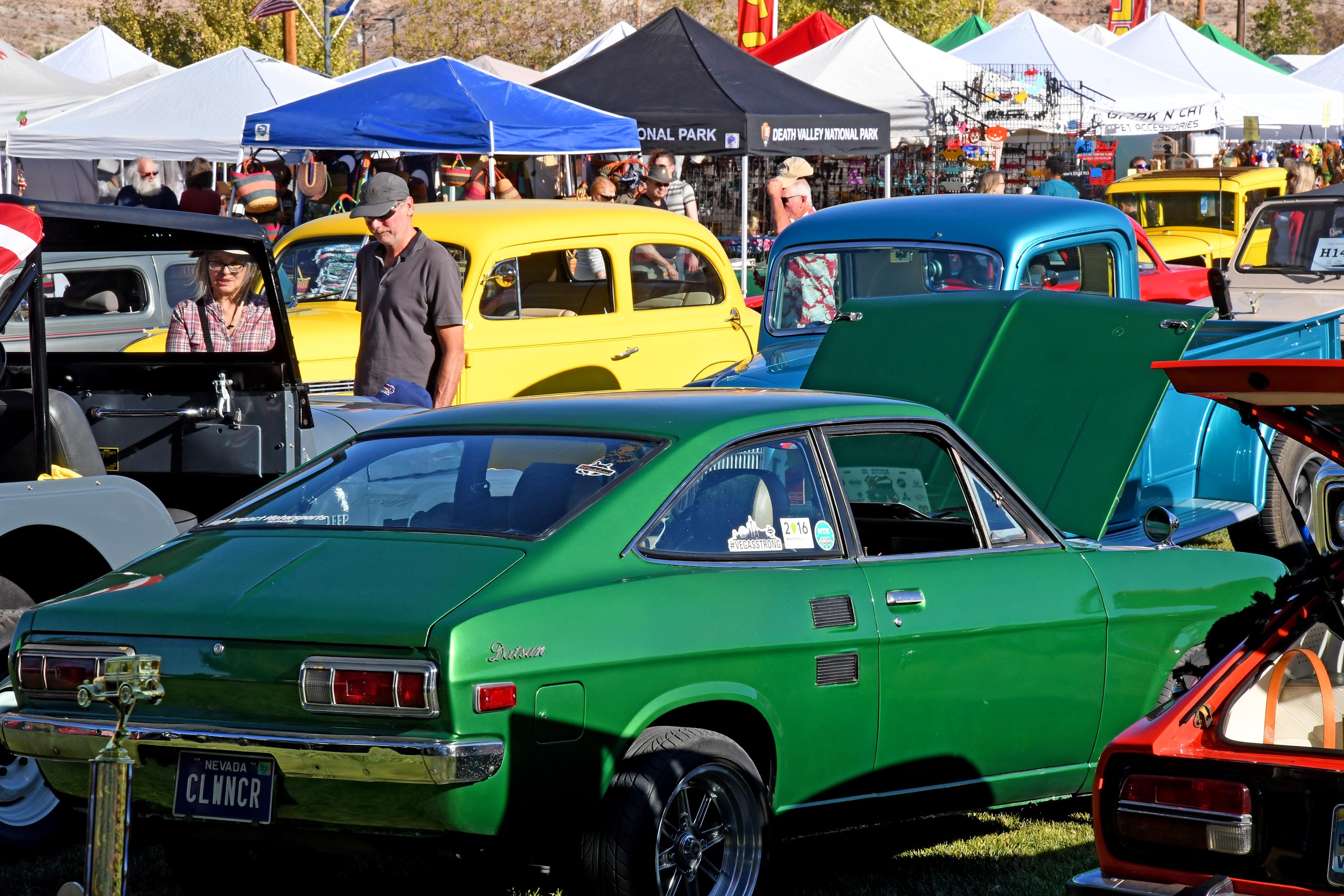Classic cars at Beatty Days