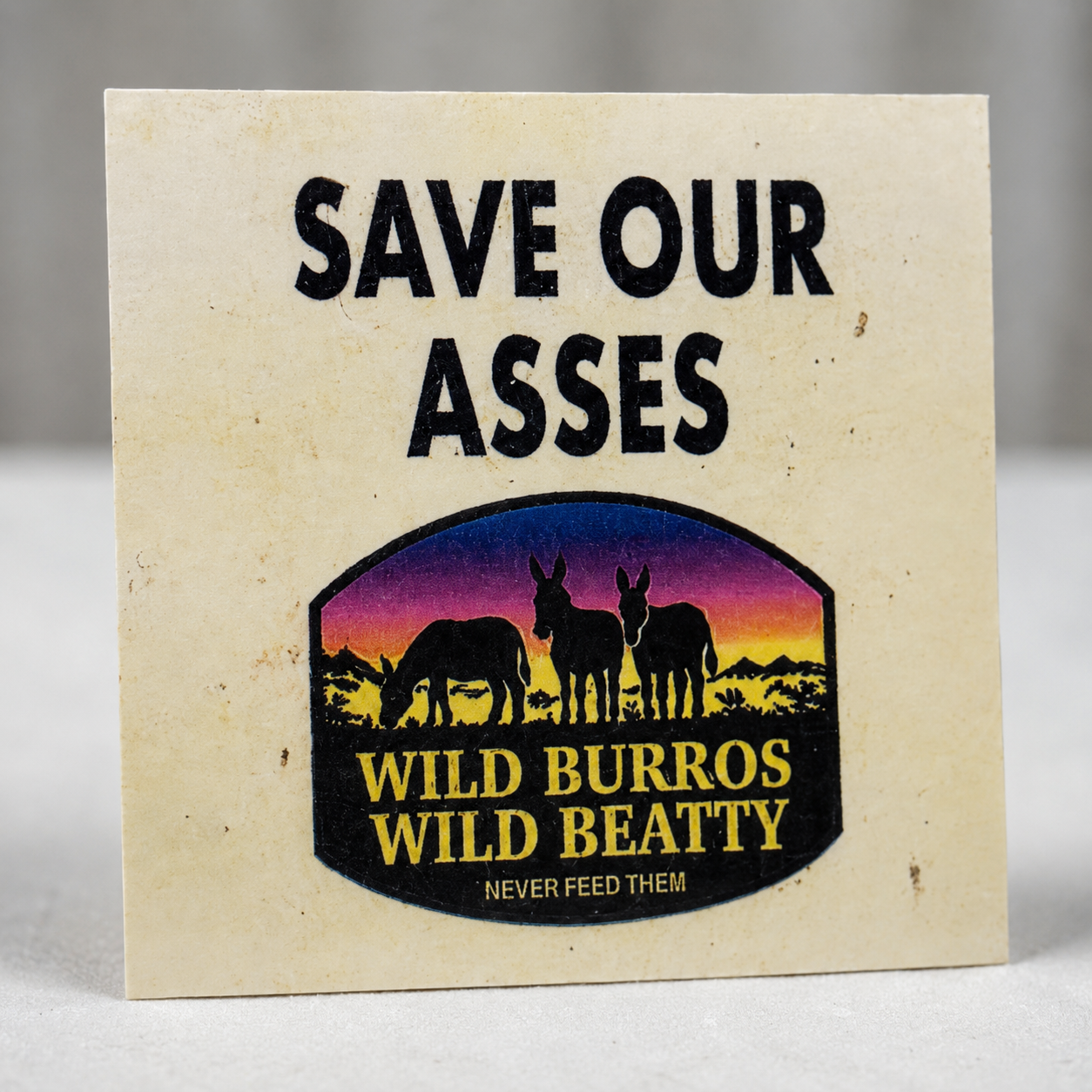 Save Our Asses Sticker
