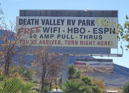 Entry to Death Valley Inn